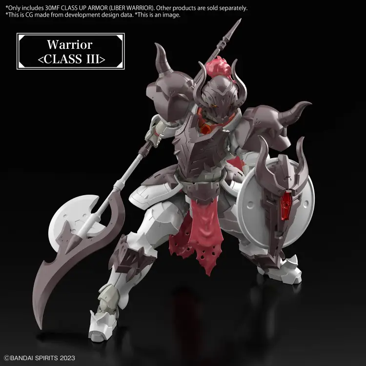 Bandai Model Kit - 30MF - Class Up Armor (Liber Warrior) - Model Kit