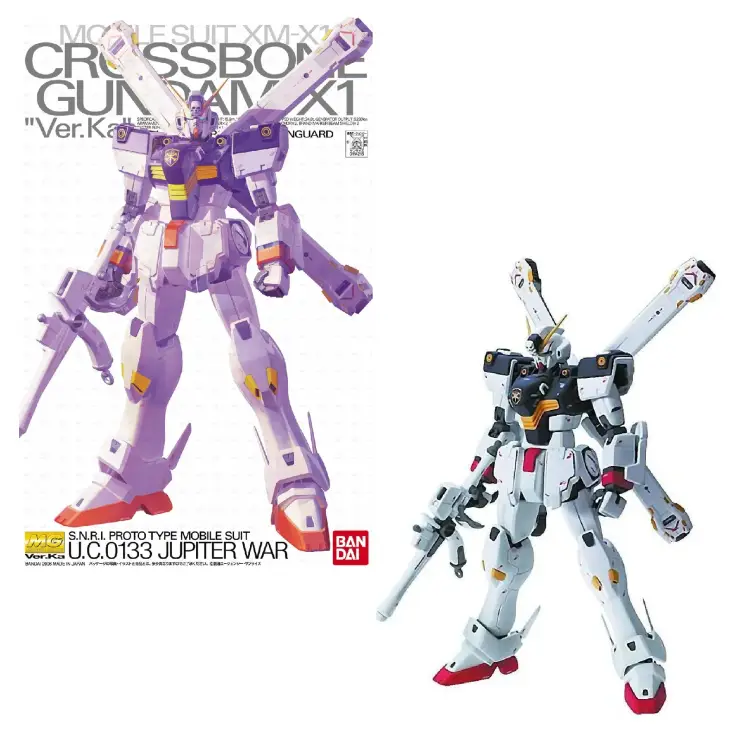 Bandai Model Kit - GUNDAM - MG 1/100 XM-X1 Crossbone Gundam X1 "Ver.Ka" - Model Kit