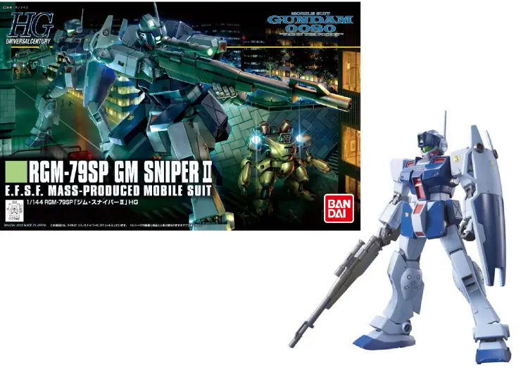 Bandai Model Kit - GUNDAM - 1/144 HG RGM-79SP GM - Model Kit