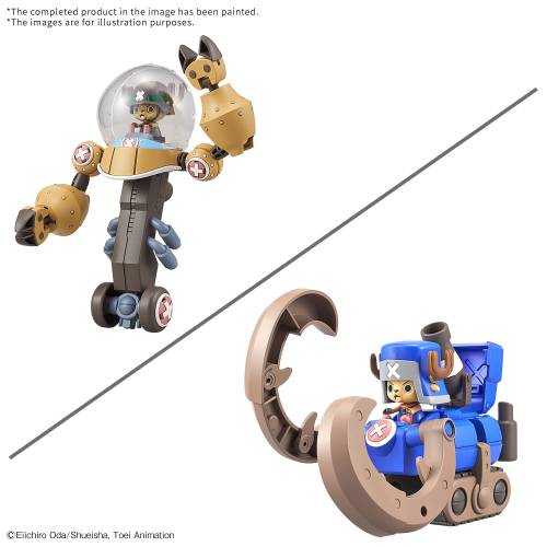 Bandai Model Kit - ONE PIECE- Chopper Robo Supper 2&3 Heavy Armor & Horn Dozer -Model Kit