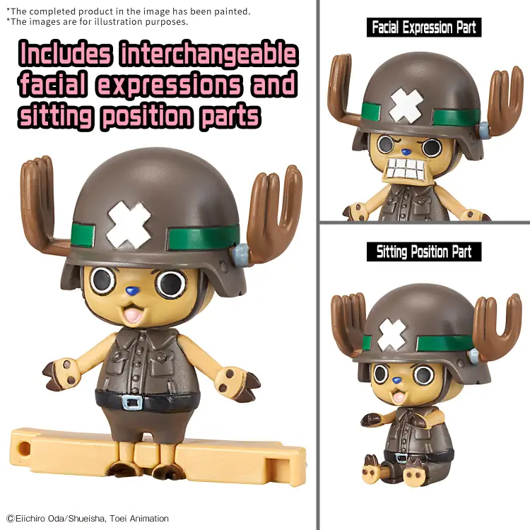 Bandai Model Kit - ONE PIECE- Chopper Robo Supper 2&3 Heavy Armor & Horn Dozer -Model Kit