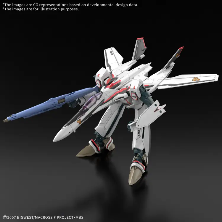 Bandai Model Kit - MACROSS - HG 1/100 VF-25F Messiah Valkyrie Deluxe Set - Model Kit