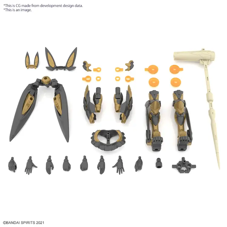 Bandai Model Kit - 30MS - SIS-Tc20g Tukirna-Diearth (Innocente Form) - Model Kit