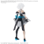 Bandai Model Kit - THE IDOLMASTER-30MS Option Body Parts Alpha Sisters ... 1 -Model Kit
