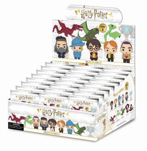 Monogram - HARRY POTTER - Series 6 - 3D Foam Bag Clip (Display 24 Pcs)