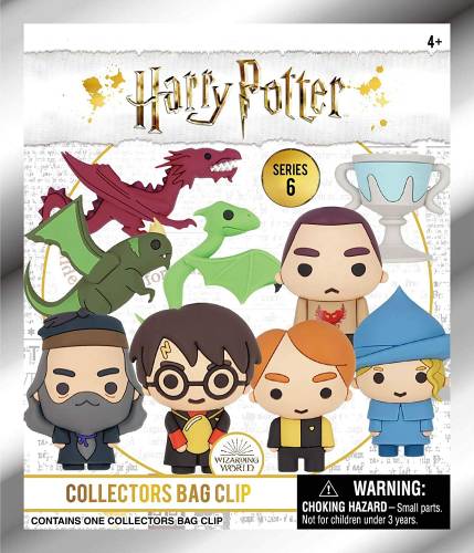 Monogram - HARRY POTTER - Series 6 - 3D Foam Bag Clip (Display 24 Pcs)