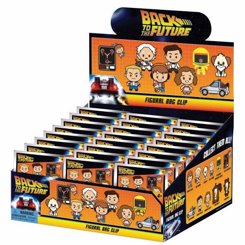 Monogram - BTTF 40TH ANNIVERSARY - Series 1 - 3D Foam Bag Clip (Display 24 Pcs)