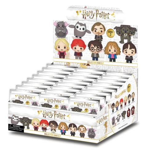 Monogram - HARRY POTTER - Series 7 - 3D Foam Bag Clip (Display 24 Pcs)