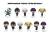 Monogram - KAIJU NO. 8 - Series 2 - 3D Foam Bag Clip (Display 24 Pcs)