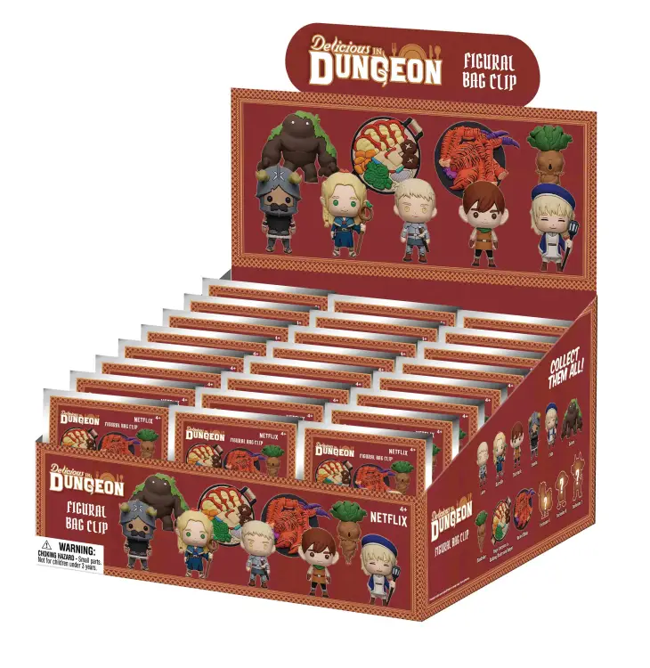 Monogram - DELICIOUS IN DUNGEON - Series 1 - 3D Foam Bag Clip (Display 24 Pcs)