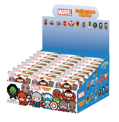 Monogram - MARVEL - Series 2 - 3D Foam Bag Clip (Display 24 Pcs)