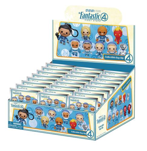 Monogram - FANTASTIC FOUR - Movie - 3D Foam Bag Clip (Display 24 Pcs)