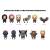 Monogram - LORD OF THE RINGS WAR ROHIRIM- 3D Foam Bag Clip (Display 24 Pcs)