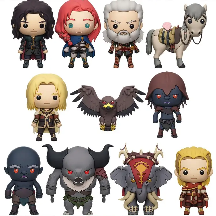Monogram - LORD OF THE RINGS WAR ROHIRIM- 3D Foam Bag Clip (Display 24 Pcs)