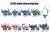 Monogram - DISNEY - Stitch - Charm Bag Clip (Display 24 Pcs)
