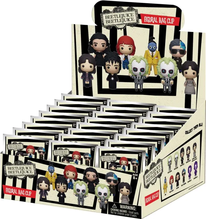 Monogram - BEETLEJUICE 2 - Series 1 - 3D Foam Bag Clip (Display 24 Pcs)