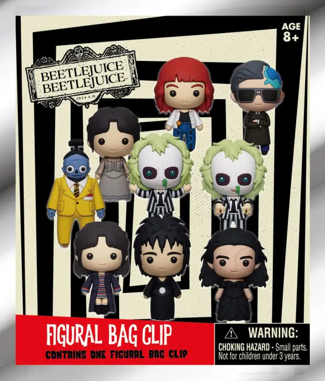 Monogram - BEETLEJUICE 2 - Series 1 - 3D Foam Bag Clip (Display 24 Pcs)