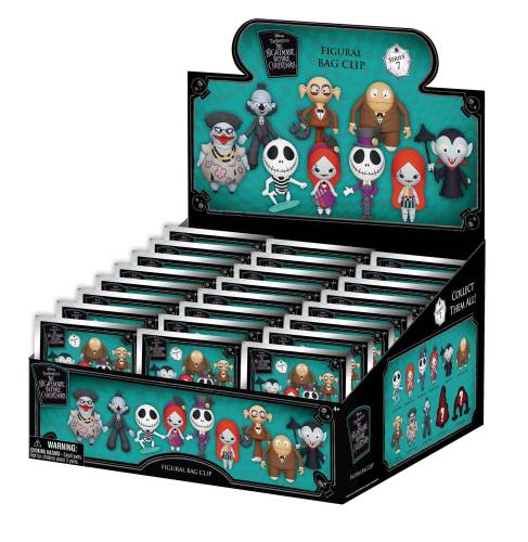 Monogram - DISNEY - NBX Series 7 - 3D Foam Bag Clip (Display 24 Pcs)