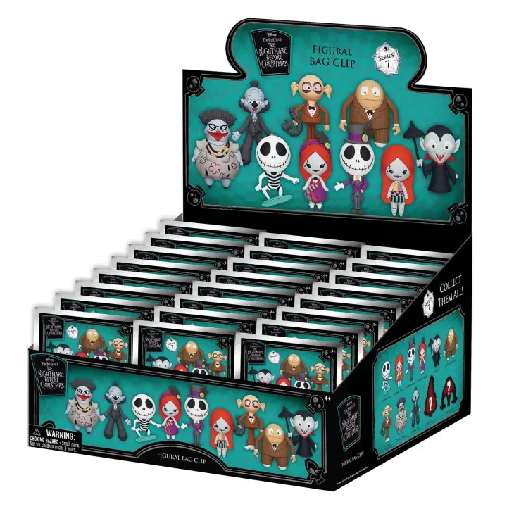 Monogram - DISNEY - NBX Series 7 - 3D Foam Bag Clip (Display 24 Pcs)