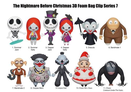 Monogram - DISNEY - NBX Series 7 - 3D Foam Bag Clip (Display 24 Pcs)
