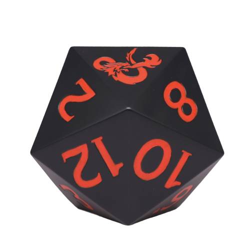 Monogram - DUNGEONS AND DRAGONS - 20 Sided Dice - Bust Bank 20cm