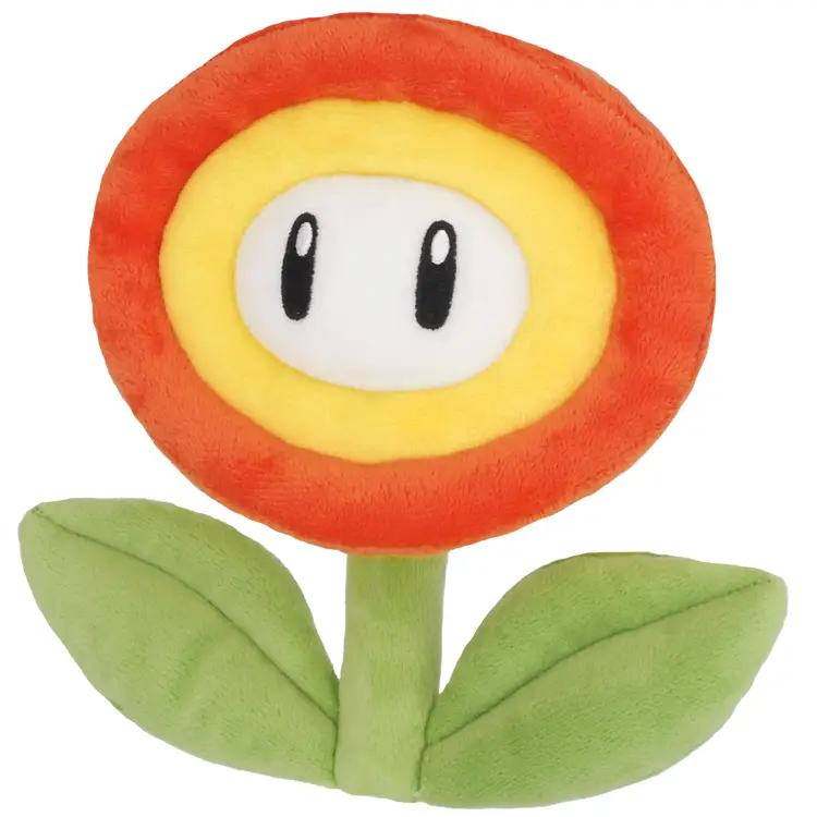 Together Plus - SUPER MARIO - Fire Flower - Plush 18cm