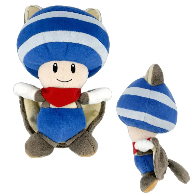 Together Plus - SUPER MARIO - Flying Squirrel Blue Toad - Plush 21cm