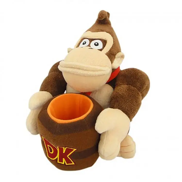 Together Plus - SUPER MARIO - Donkey Kong with barrel - Plush 21cm
