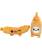 Joy Toy - YUMMIES - Bratwurst & Mustard - 2 plush 15cm in plush bag 21x21cm