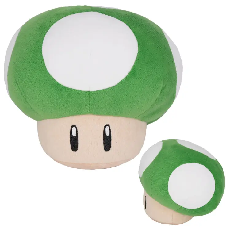 Together Plus - SUPER MARIO - 1UP Mushroom - Plush 16cm