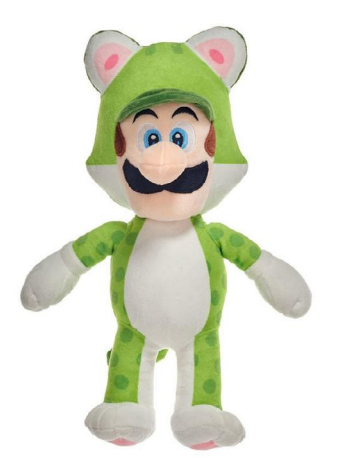 Together Plus - SUPER MARIO 3D LAND - Cat Luigi - Plush 25cm
