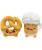 Joy Toy - YUMMIES - Pretzel & Beer - 2 plush 15cm in plush bag 21x21cm