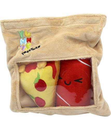Joy Toy - YUMMIES - Pizza & Cola - 2 plush 15cm in plush bag 21x21cm