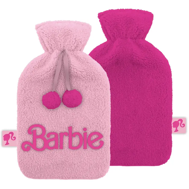 Arditex - BARBIE - Logo - Plush & Embrosed Hot-Water Botlle
