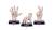 Play by Play - WEDNESDAY - Thing - 3 Assortments Plushes 25cm + Holders - 12pc.