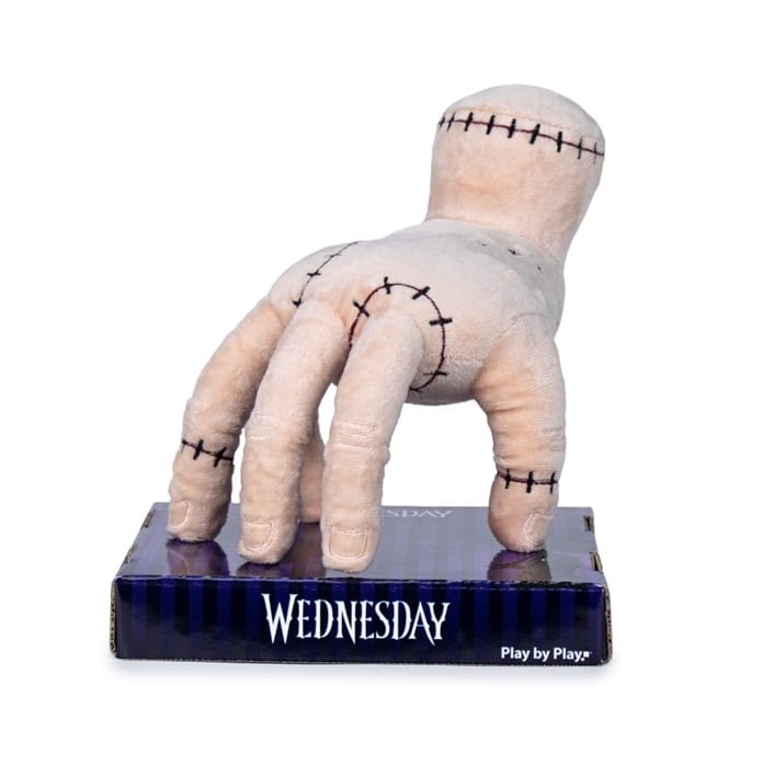 Play by Play - WEDNESDAY - Thing - 3 Assortments Plushes 25cm + Holders - 12pc.