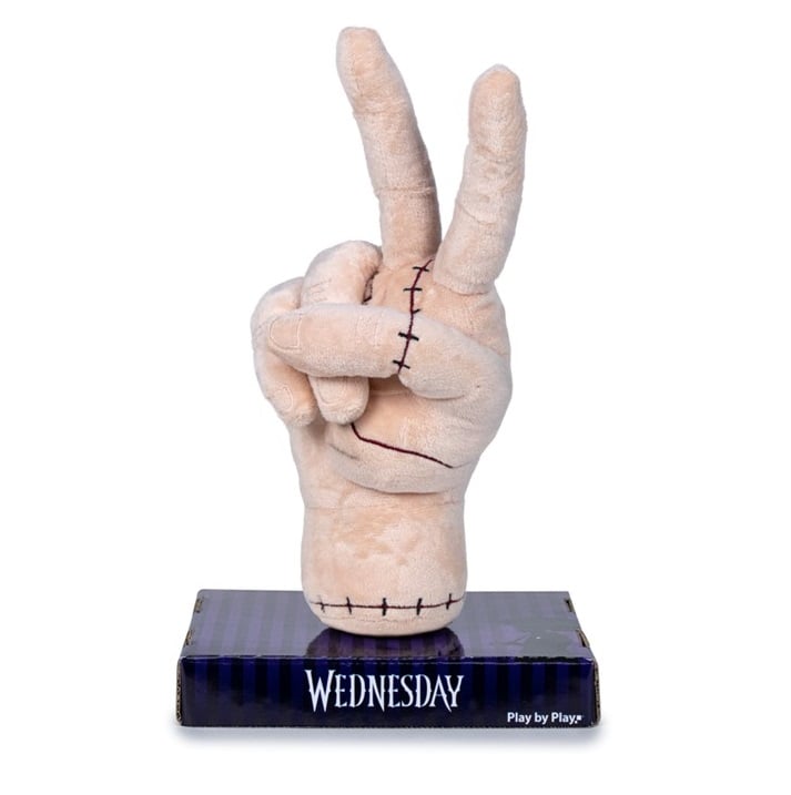 Play by Play - WEDNESDAY - Thing - 3 Assortments Plushes 25cm + Holders - 12pc.