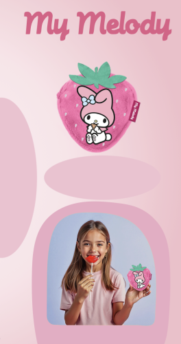 Karactermania - MY MELODY - Strawberry - Fur Coin Purse '12x11x2cm'