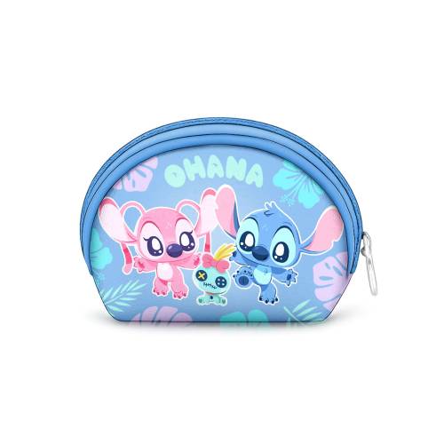 Karactermania - STITCH & ANGEL - Ohana  - Oval Coin Purse '12x9x4,5cm'