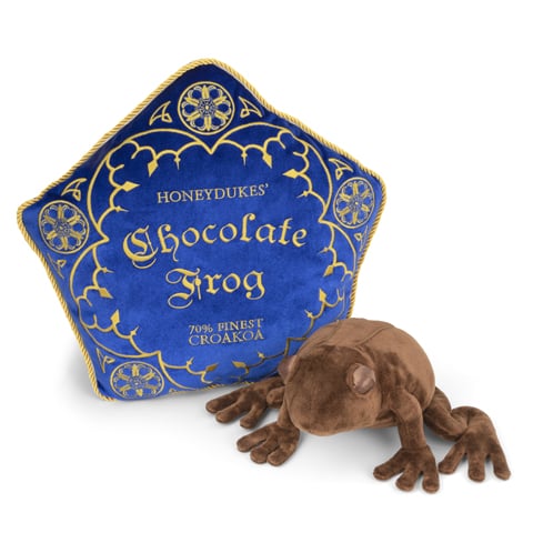 Noble Collection - HARRY POTTER - Chocolate Frog cushion and plush