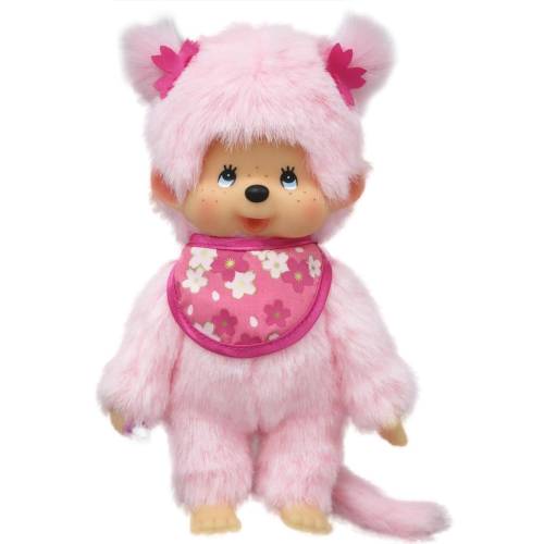 Bandai Red - MONCHHICHI - Sakura - Plush 20cm