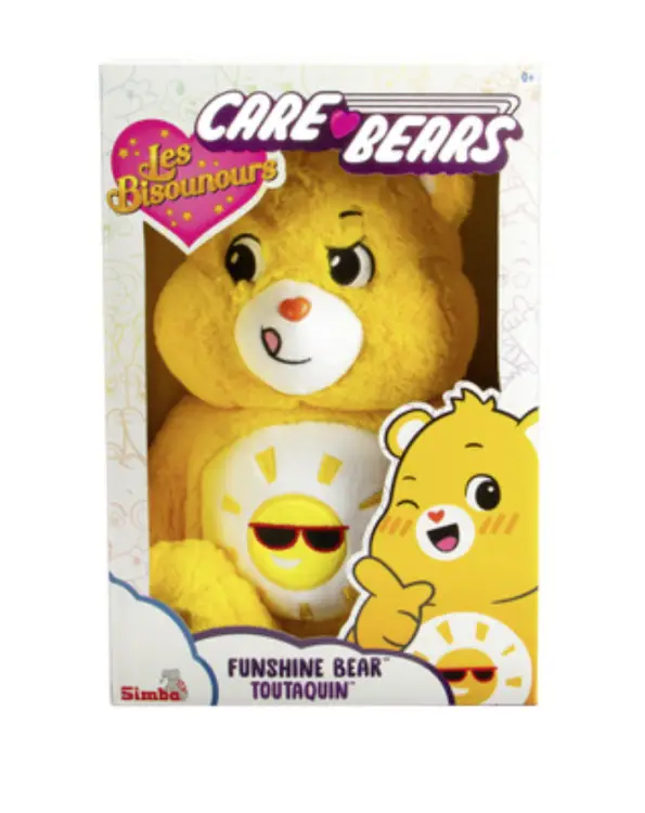 Simba Toys - CAREBEAR - Funshine - BOX Plush 35cm