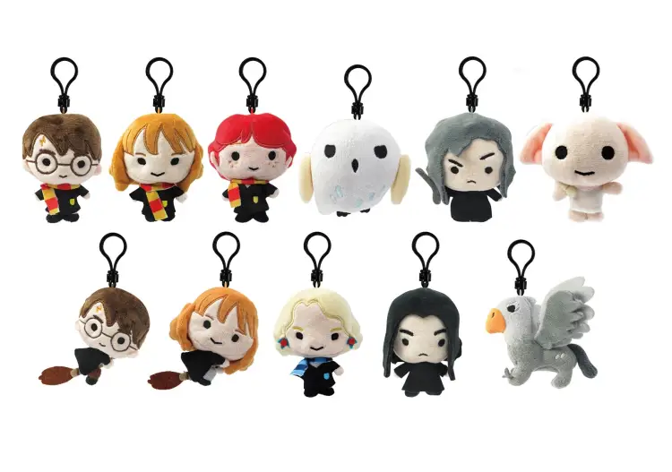 Monogram - HARRY POTTER - Plush Bag Clip (Display 24 Pcs)