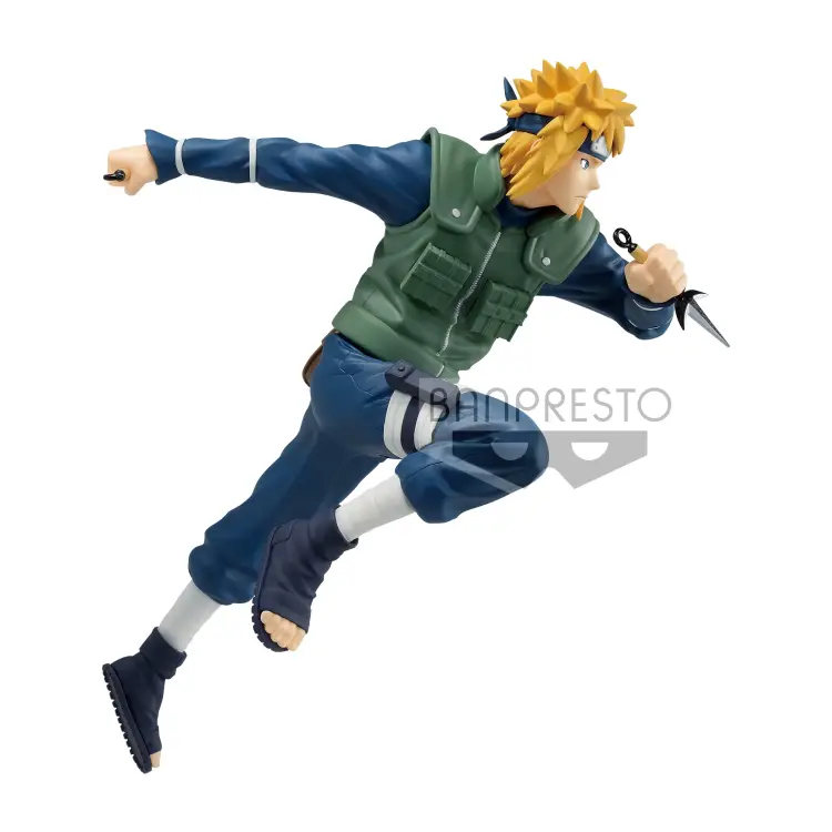 Banpresto - NARUTO - Minato Namikaze - Figurine Vibration Stars 18cm