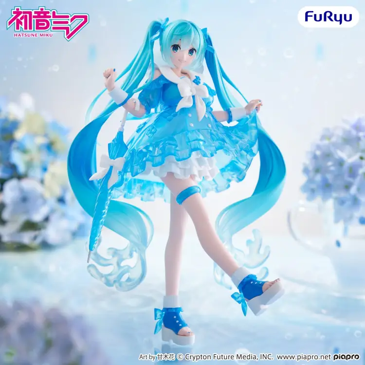 Furyu - HATSUNE MIKU - Rainy Dance - Statue Trio-Try-It 19cm