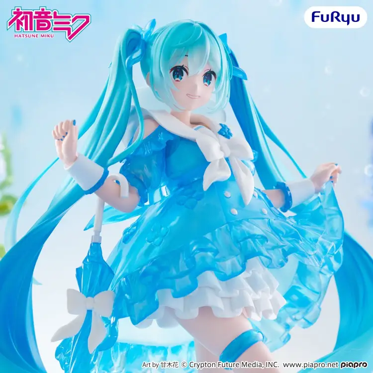 Furyu - HATSUNE MIKU - Rainy Dance - Statue Trio-Try-It 19cm
