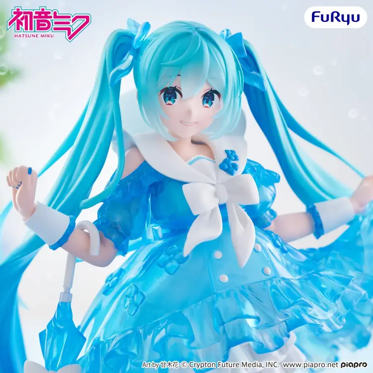 Furyu - HATSUNE MIKU - Rainy Dance - Statue Trio-Try-It 19cm