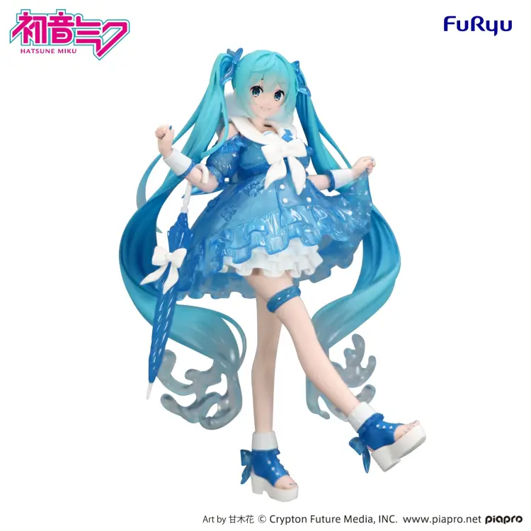 Furyu - HATSUNE MIKU - Rainy Dance - Statue Trio-Try-It 19cm
