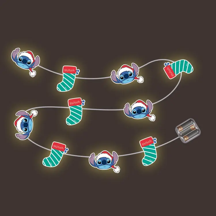 Arditex - STITCH - Christmas Lighted Garland - 10 LED - 1,65m