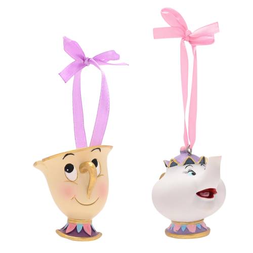 Widdop - DISNEY - Chip & Mrs Potts - Set of 2 Hanging Decoration
